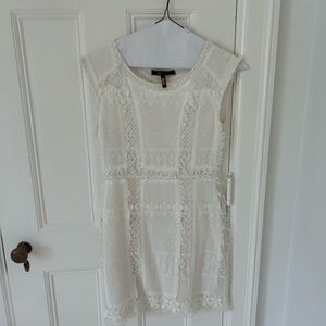 BCBGMaxAzria Ivory Lace Dress